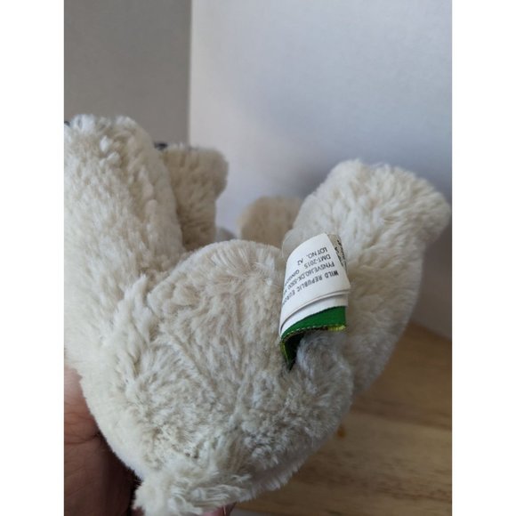 Wild Republic mini baby polar bear bean butt‎ stufed animal 8 inch sitting soft - Picture 8 of 9